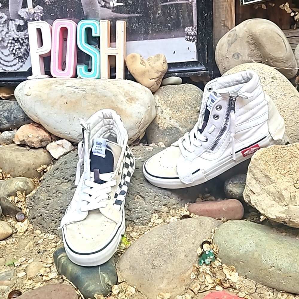 Vans Sk8-Hi Cap Lx Reissue 'White Checkerboard' - image 1